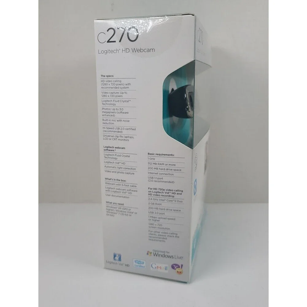 Logitech - HD Webcam C270 -720p NEW